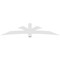 Ekena Millwork Davenport Architectural Grade PVC Gable Bracket, 108"W x 22 1/2"H x 2"D x 6"F, 5/12 Pitch GBP108X23X0206DAV00 - alternate 3